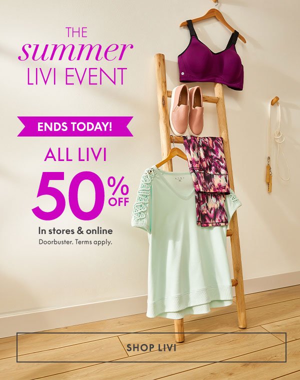 Shop LIVI 50% Off