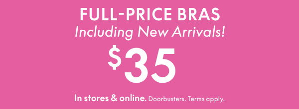 Shop Full Price Bras \\$35