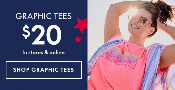 Shop Graphic Tees \\$20