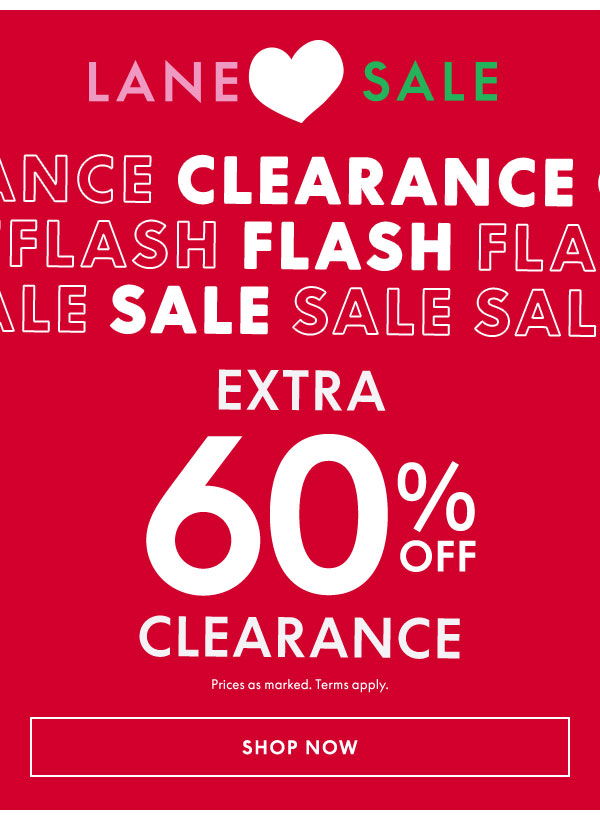 60% Off Clearance