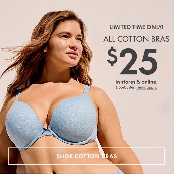 Cotton Bras \\$25