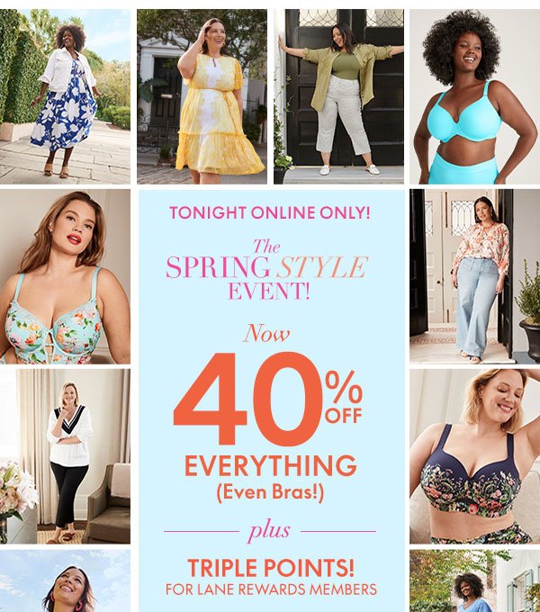 40% Off Everything even Bras!