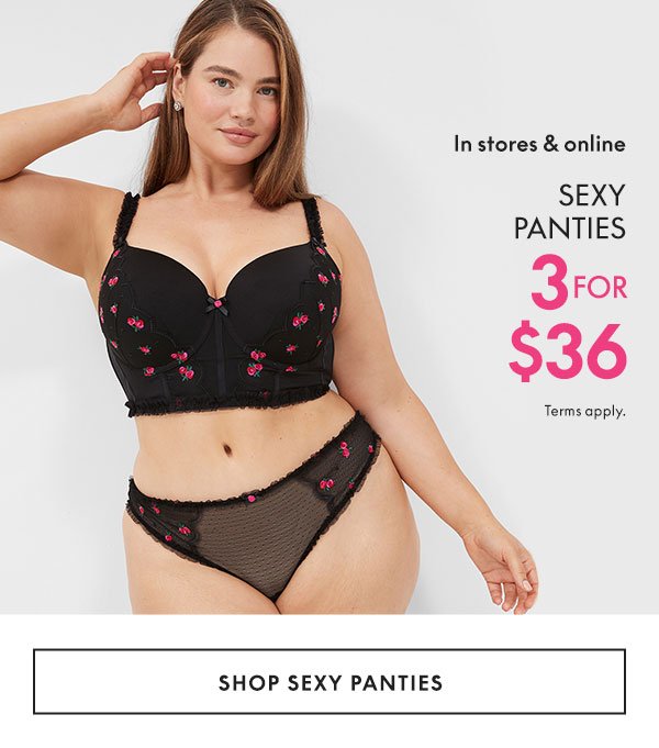 Sexy Panties 3 for \\$36