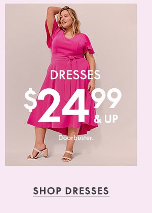 Shop Dresses \\$24.99 and up