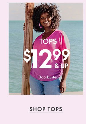 Shop Tops \\$12.99 and up