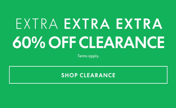 60% Off Clearance