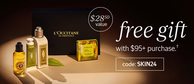 FREE GIFT WITH \\$95+ PURCHASE† | CODE: SKIN24