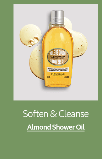 SHOP ALOMND SHOWER OIL | SOFTEN AND CLEANSE