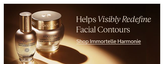 HELPS VISIBLY REDEFINE FACIAL CONTOURS | SHOP IMMORTELLE HARMONIE