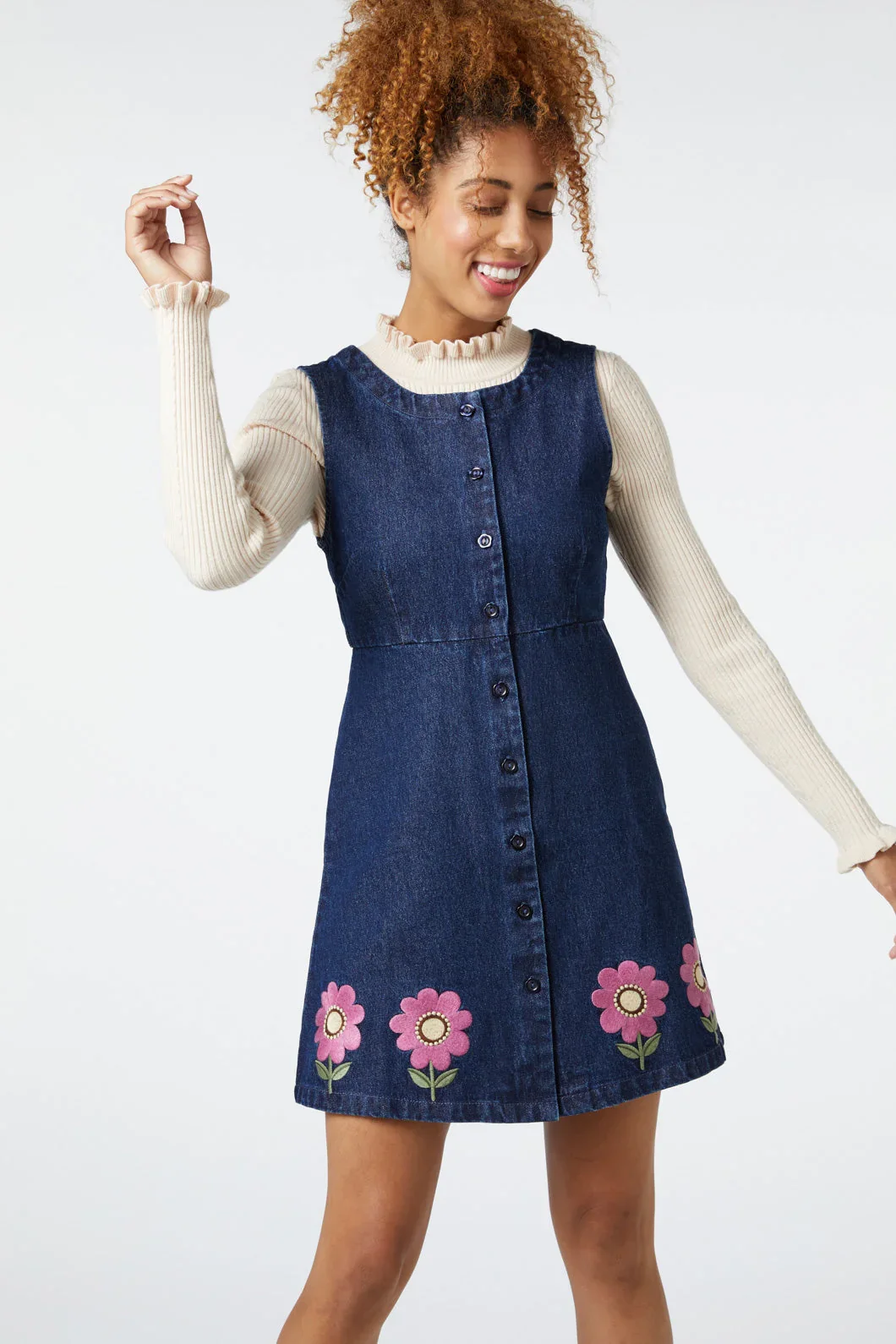 Image of Fiona Embroidered Pinny