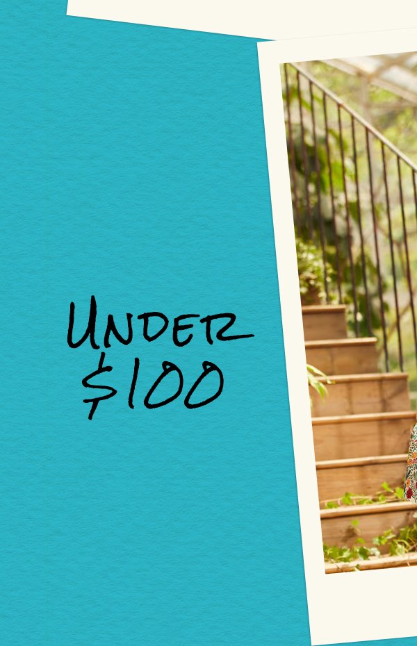 Under \\$100