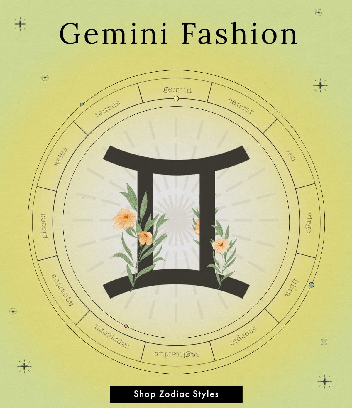 Gemini Fashion | Shop Zodiac Styles