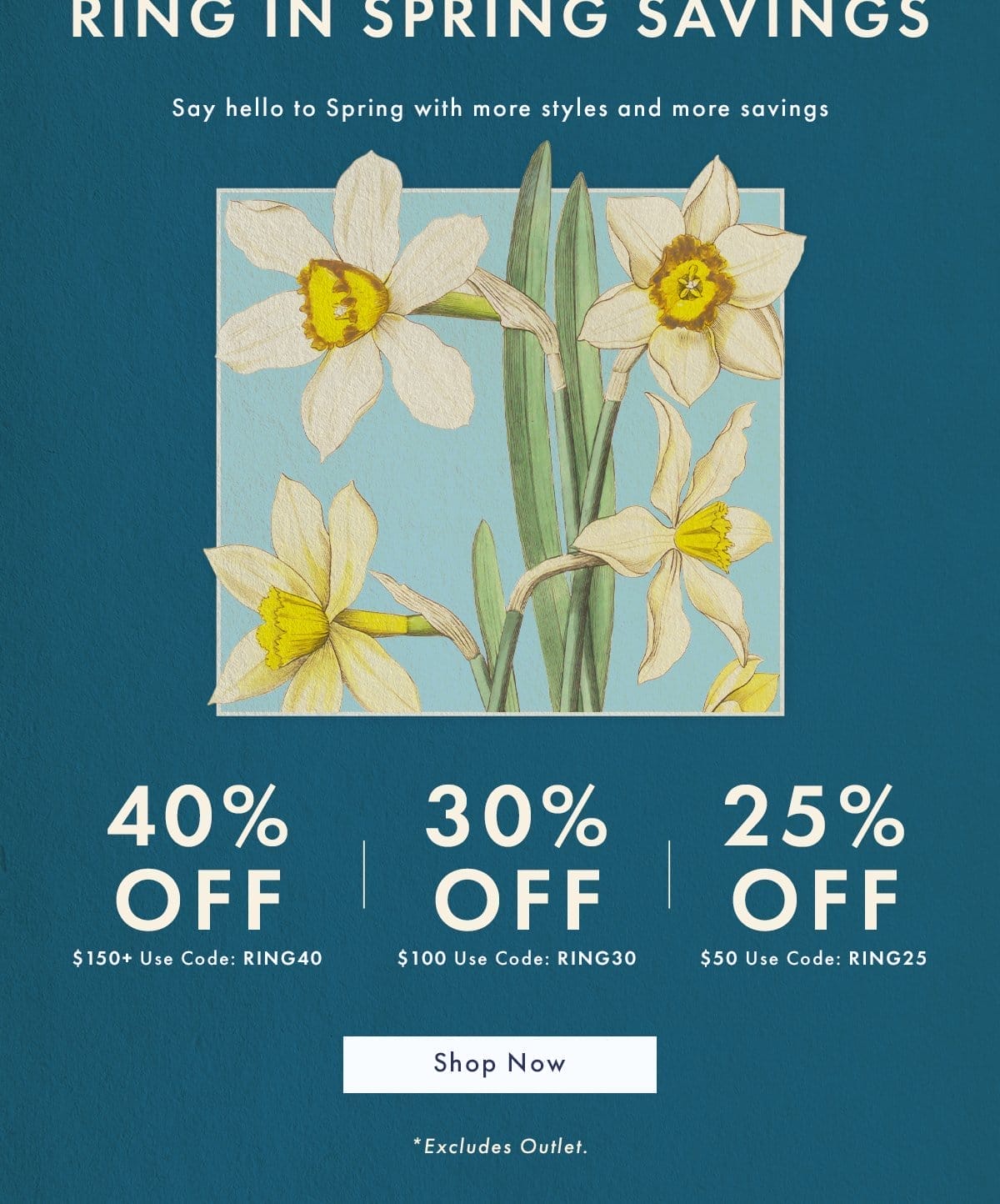 Ring in Spring Savings | Shop Now