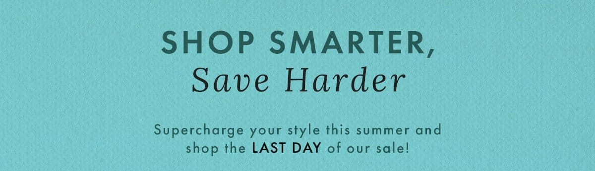 Shop Smarter, Save Harder