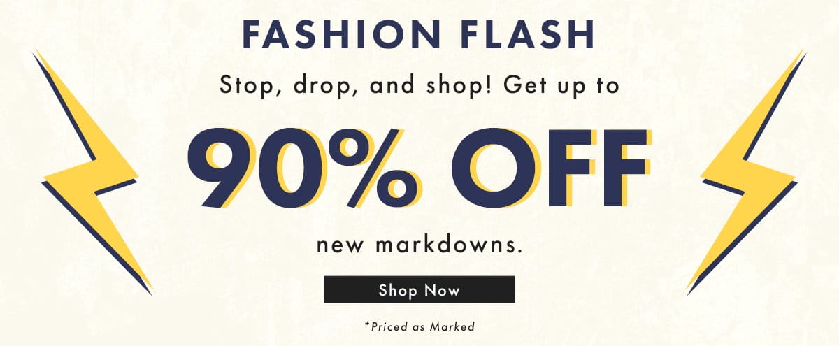 Fashion Flash | 90% Off | Shop Now