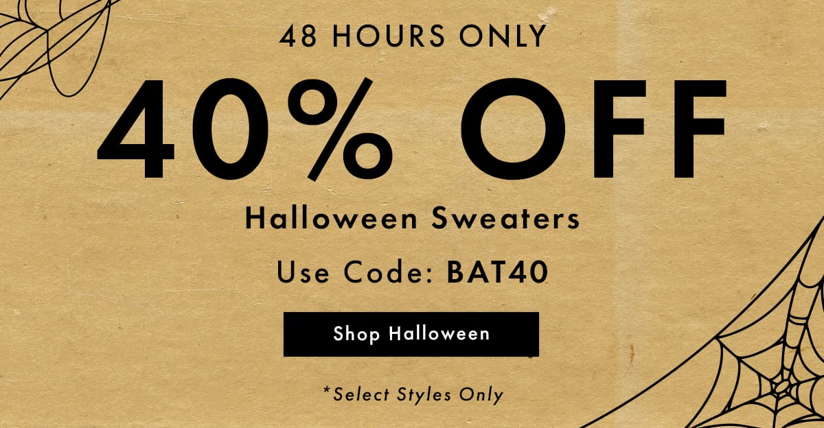 40% Off Halloween Sweaters | Shop Halloween