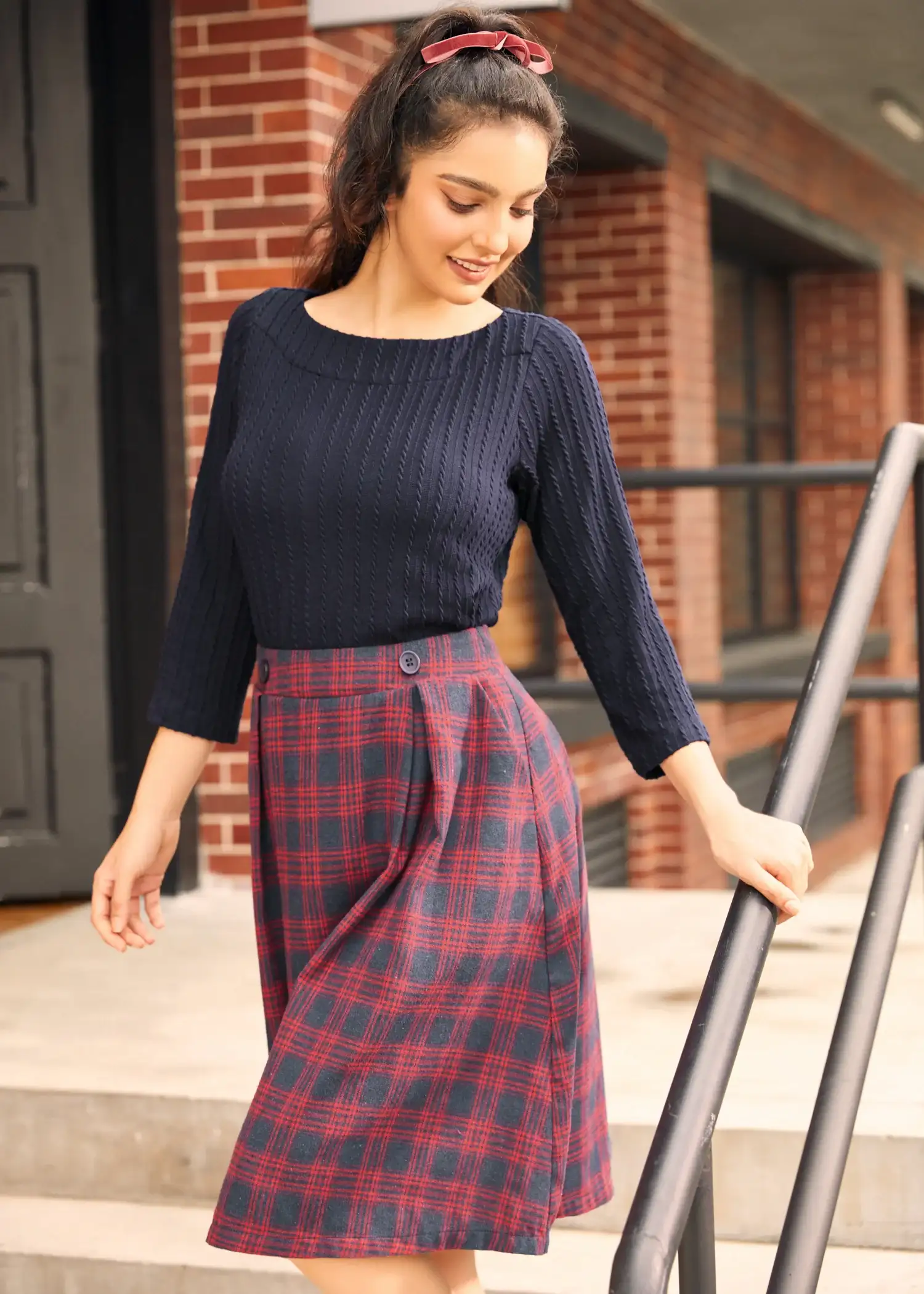 Image of Heart of the Harvest Midi Skirt