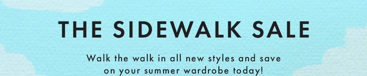 The Sidewalk Sale