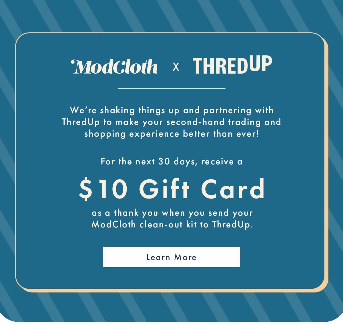 ModCloth X ThredUp | Learn More