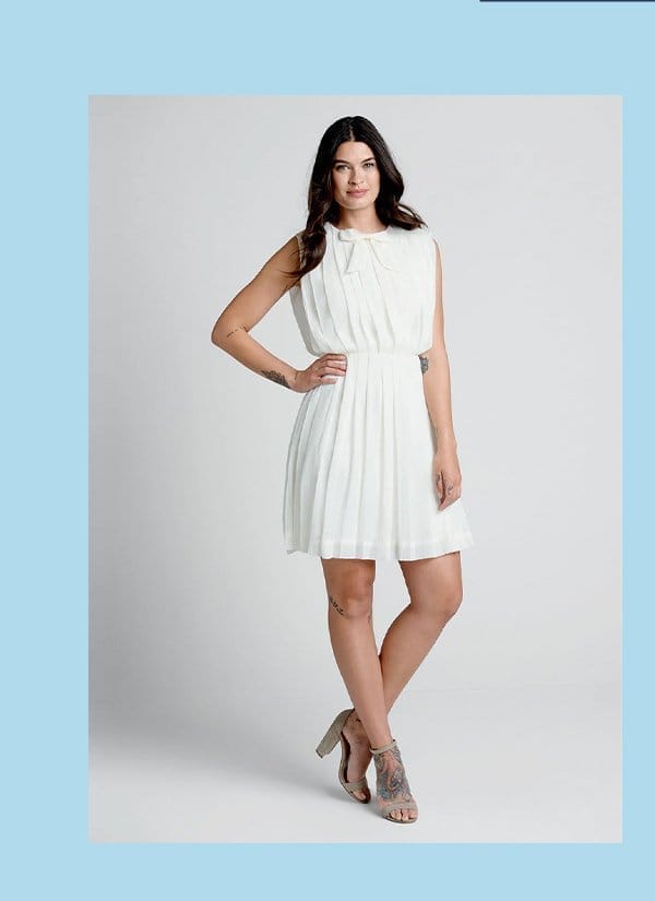 The Pleat-est Things Mini Dress