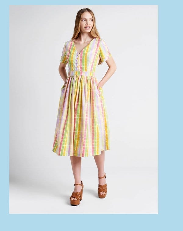 Popsicle Party Midi Dress