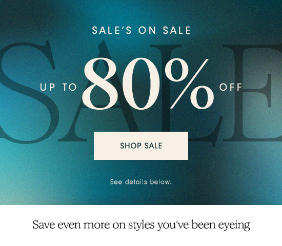 Up to 80% off