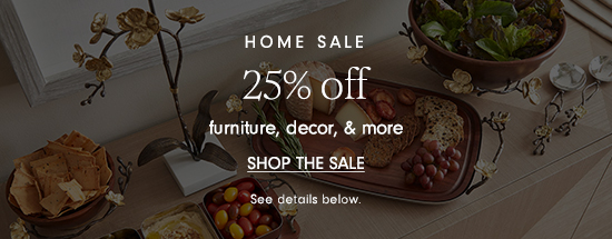 25% off furniture, decor & more