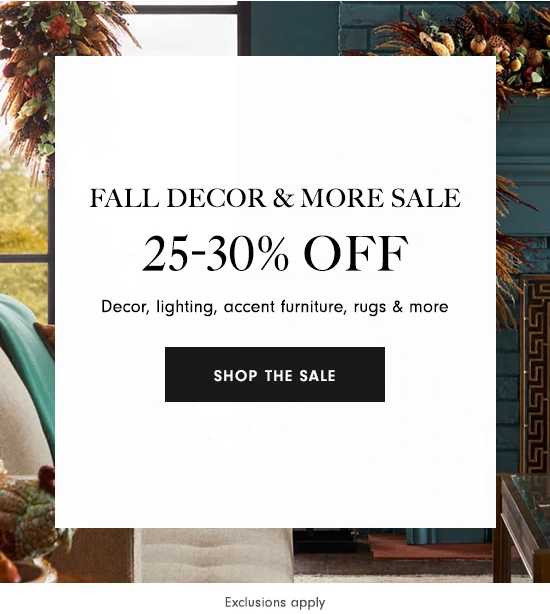 Shop the Fall Decor & More Sale