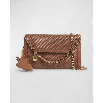 Falabella Mini Eco Woven Crossbody Bag