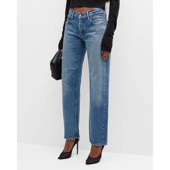 Cheval Straight Low-Rise Jeans