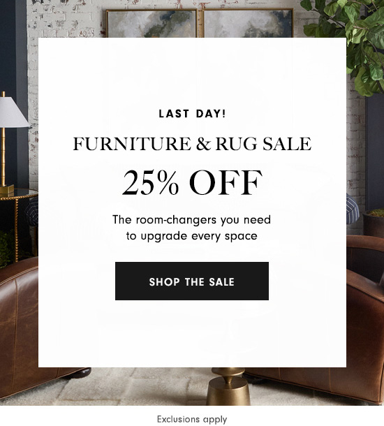 Shop the Furniture & Rug Sale