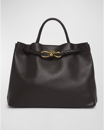 Andiamo Medium Leather Tote Bag