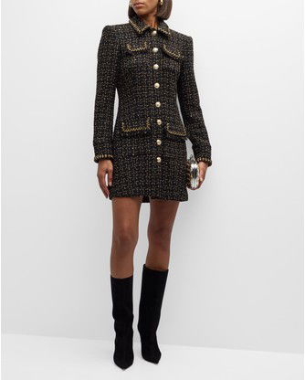 Sasha Tweed Blazer Mini Dress