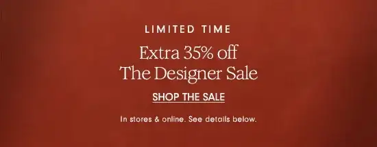 Extra 35% off - Shop the Sale