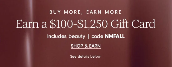 Up to \\$1,250: Earn a gift card today!