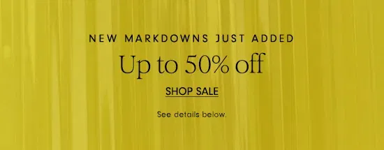 Up to 50% off - Shop Sale