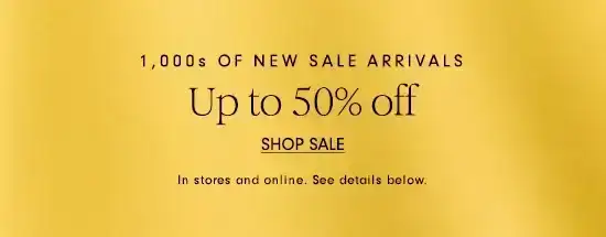 Up to 50% off - Shop Now