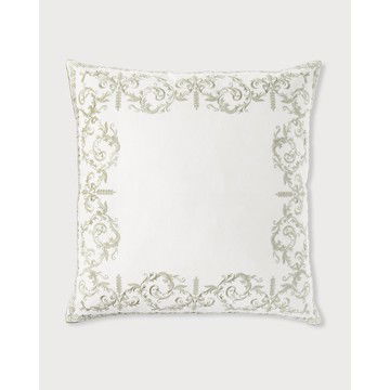 Carducci Scroll Border Euro Sham, 26"Sq.