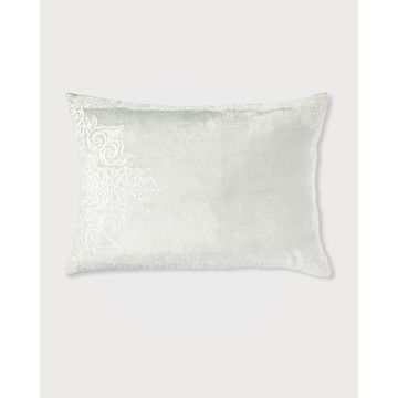 Marero Velvet Scroll Standard Sham, 20x26"