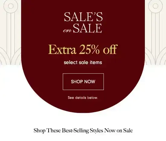 Extra 25% off select sale items