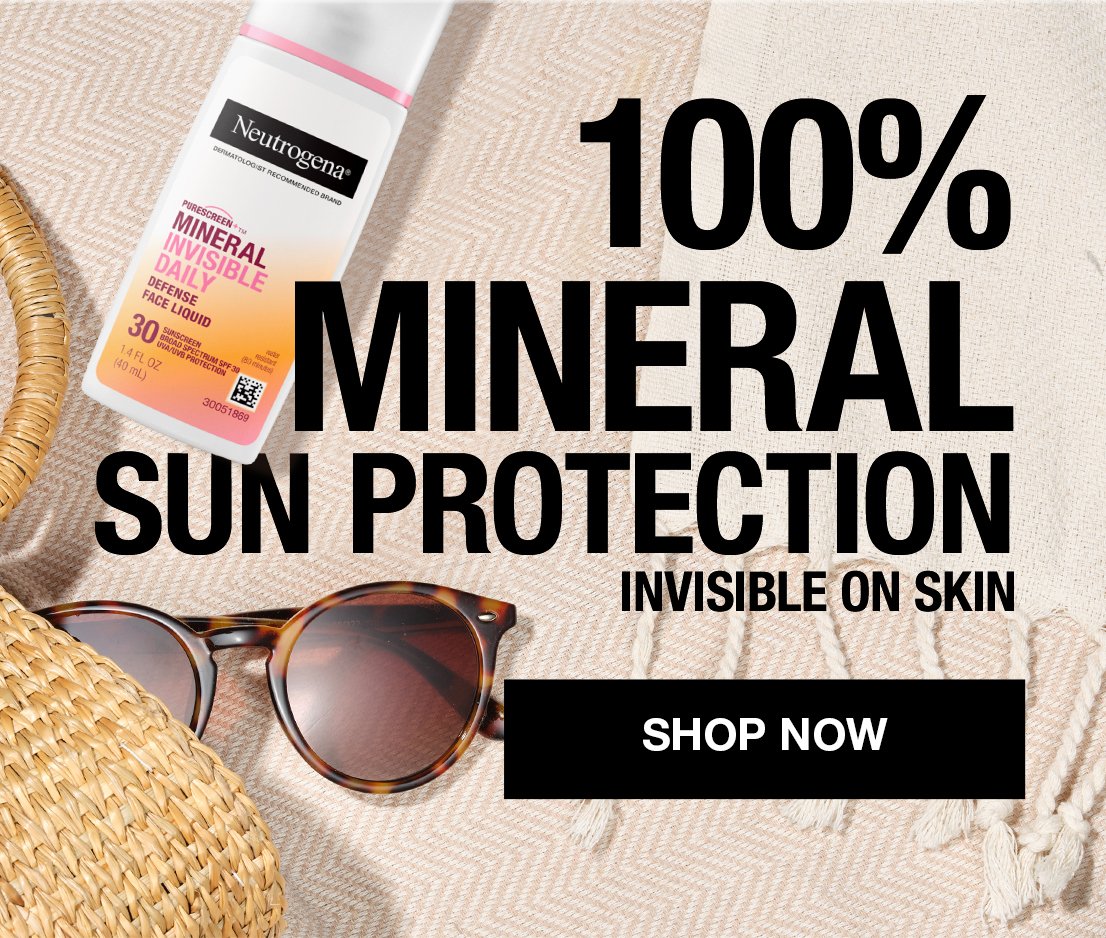 100 Percent Mineral Sun Protection Invisible On Skin - Shop Now