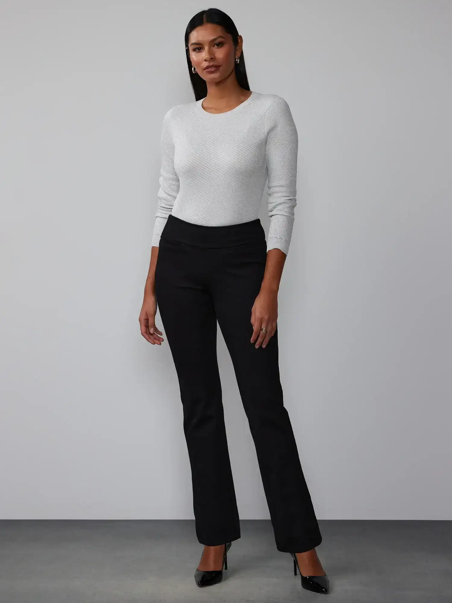 Image of Ponte Bootcut High Rise Pant