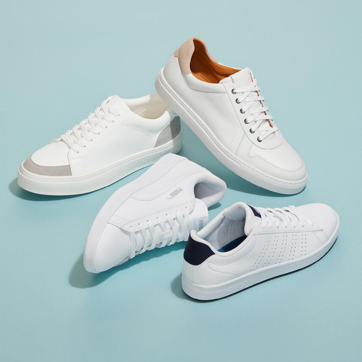 White Sneakers Up to 60% Off