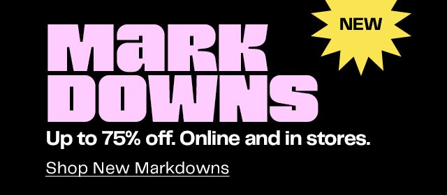 New Markdowns