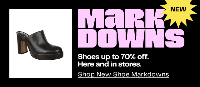 Shoe Markdowns