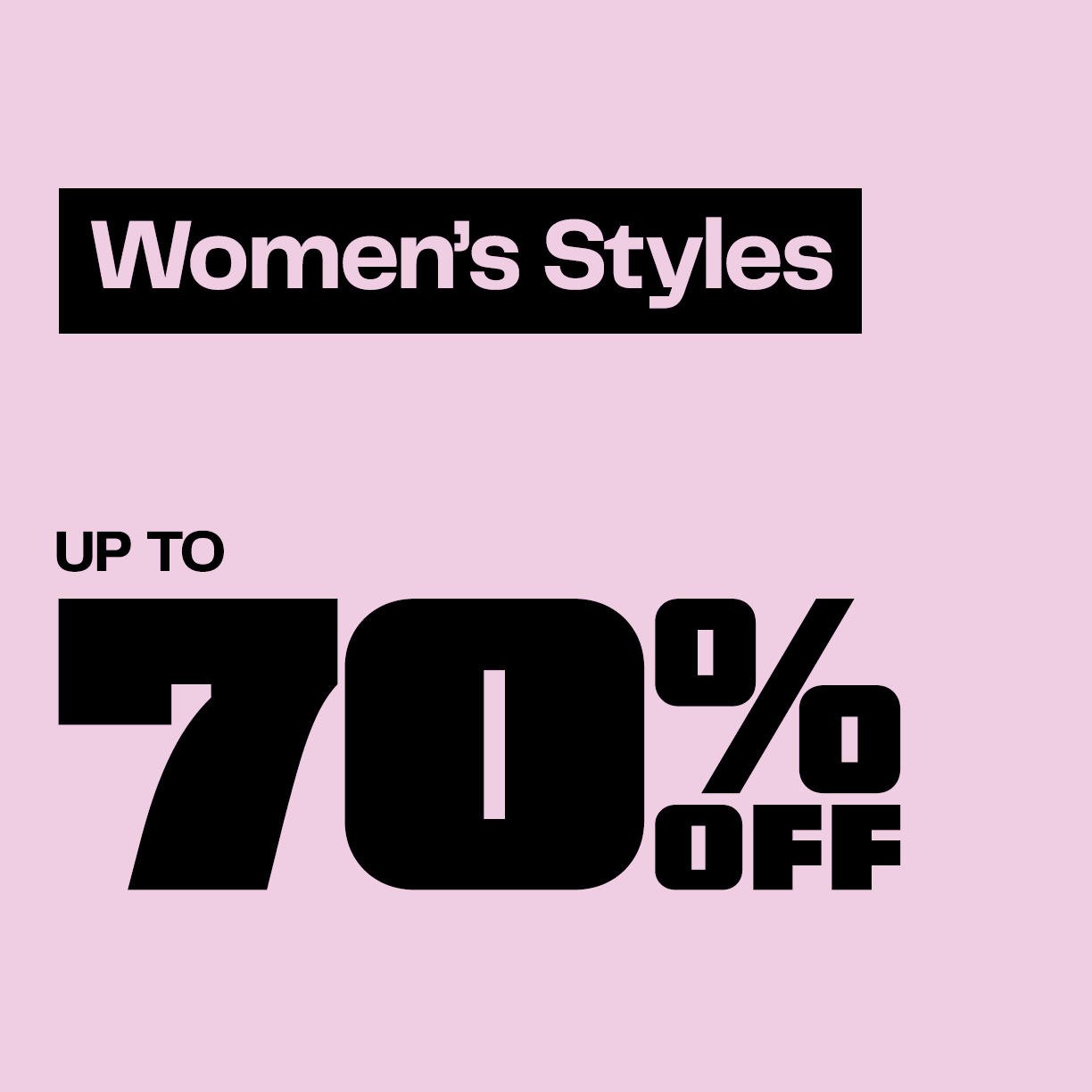 Women's New Markdowns Up to 70% Off