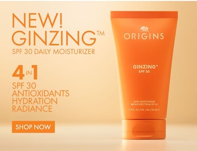 NEW! GINZING™ SPF 30 DAILY MOISTURIZER | 4IN1 SPF 30 ANTIOXIDANTS HYDRATION RADIANCE | SHOP NOW