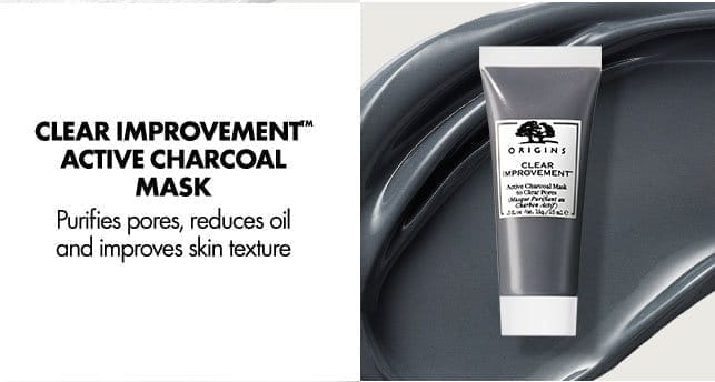 CLEAR IMPROVEMENT™ ACTIVE CHARCOAL MASK | Purifies pores, reduces oil and improves skin texture