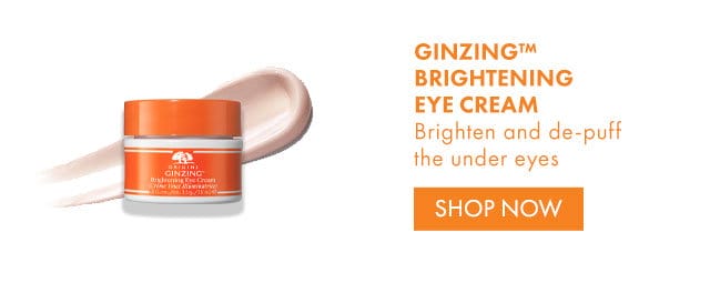 GINZING™ BRIGHTENING EYE CREAM | Brighten and de-puff the under eyes | SHOP NOW