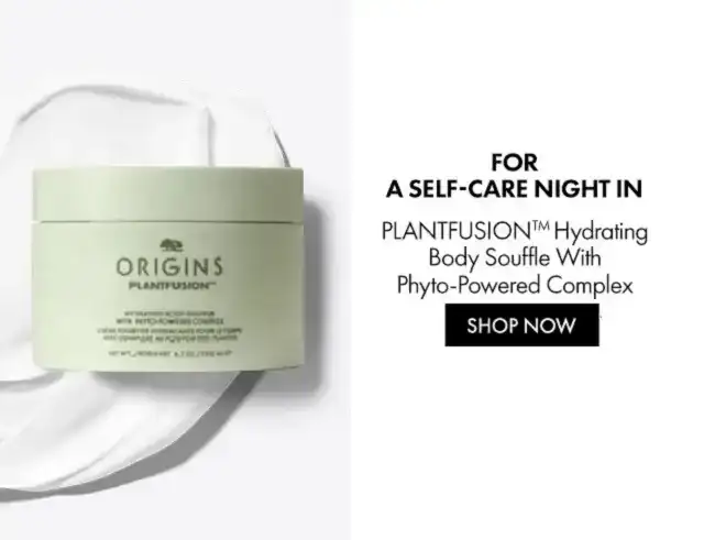 FOR A SELF-CARE NIGHT IN | PLANTFUSION TM Hydrating Body Souffle With Phyto-Powered Complex | SHOP NOW